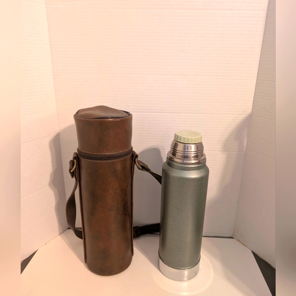 Vintage Aladdin Stanley Thermos A-944C Quart Matching Carrying Case Cup Missing - Picture 1 of 6